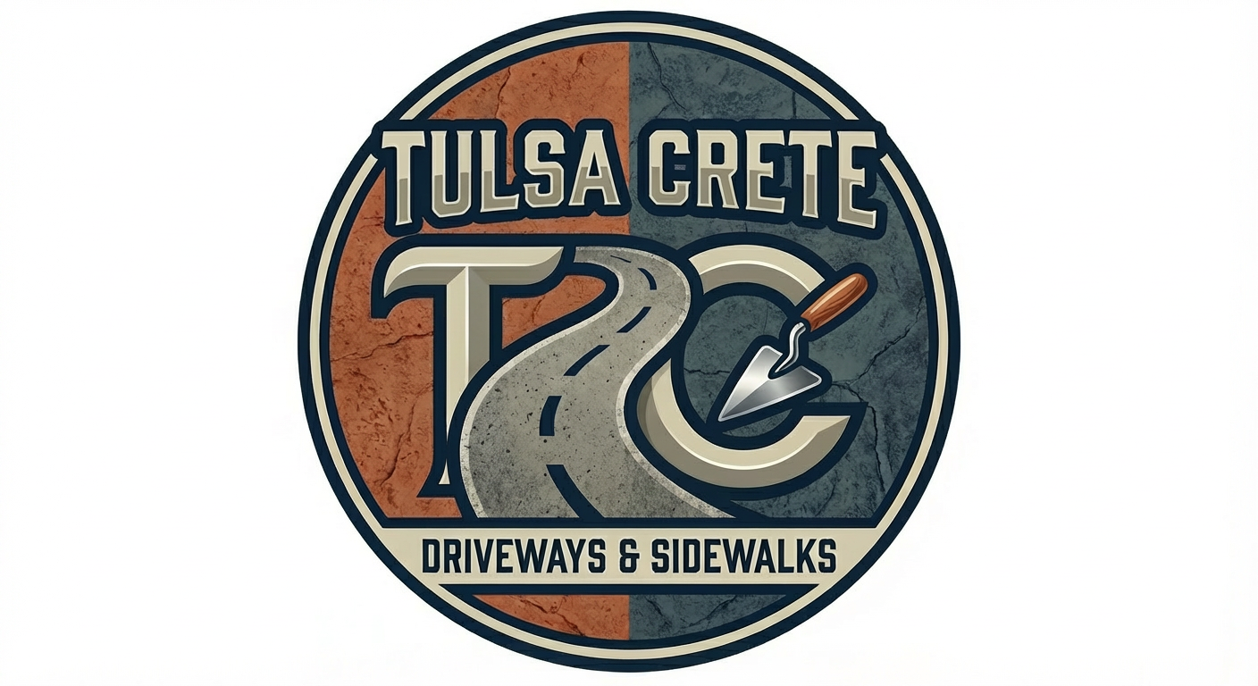 TulsaCrete - Tulsa Oklahoma Commercial Concrete & Paving Contractor Logo